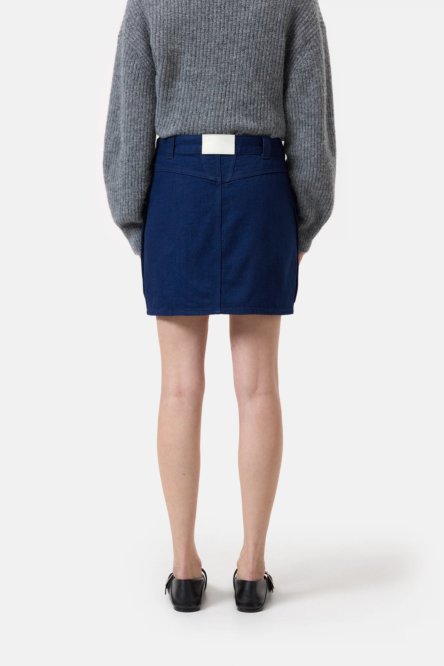 Closed Skirt Woman Cargo Mini Skirt