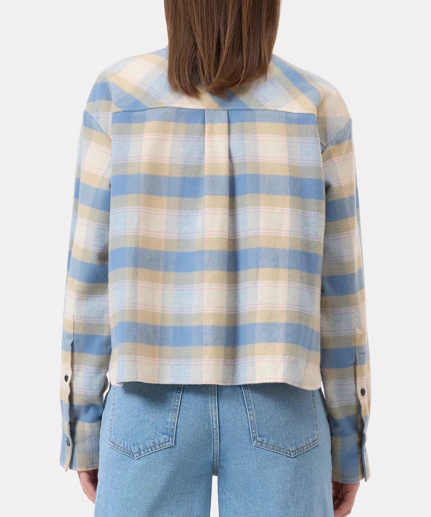 Closed Shirt Woman Cropped Oversized