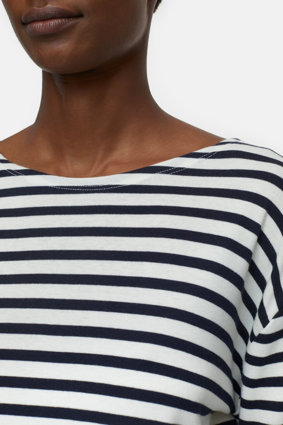 Closed T-shirt Woman Striped Longsleeve Dark Night