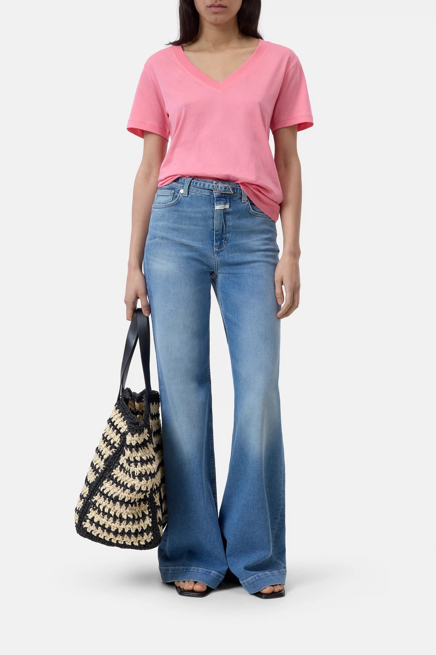 Closed T-shirt Woman Vi Peony Pink