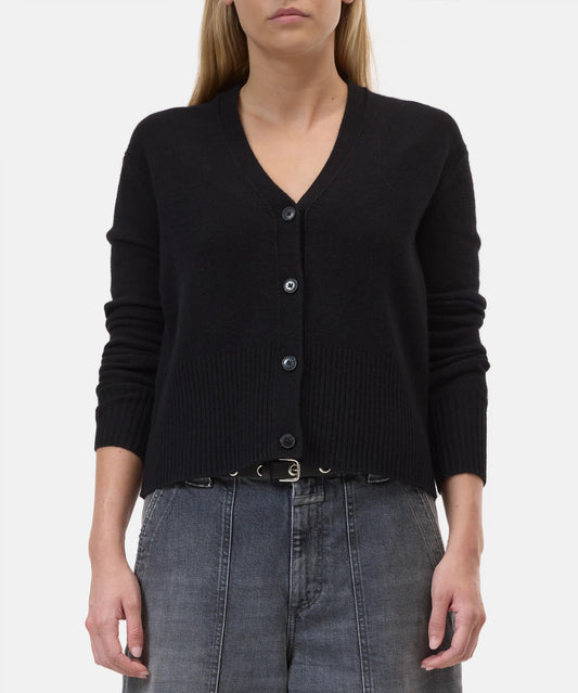 Closed Sweater Woman Cardigan V Neck Black
