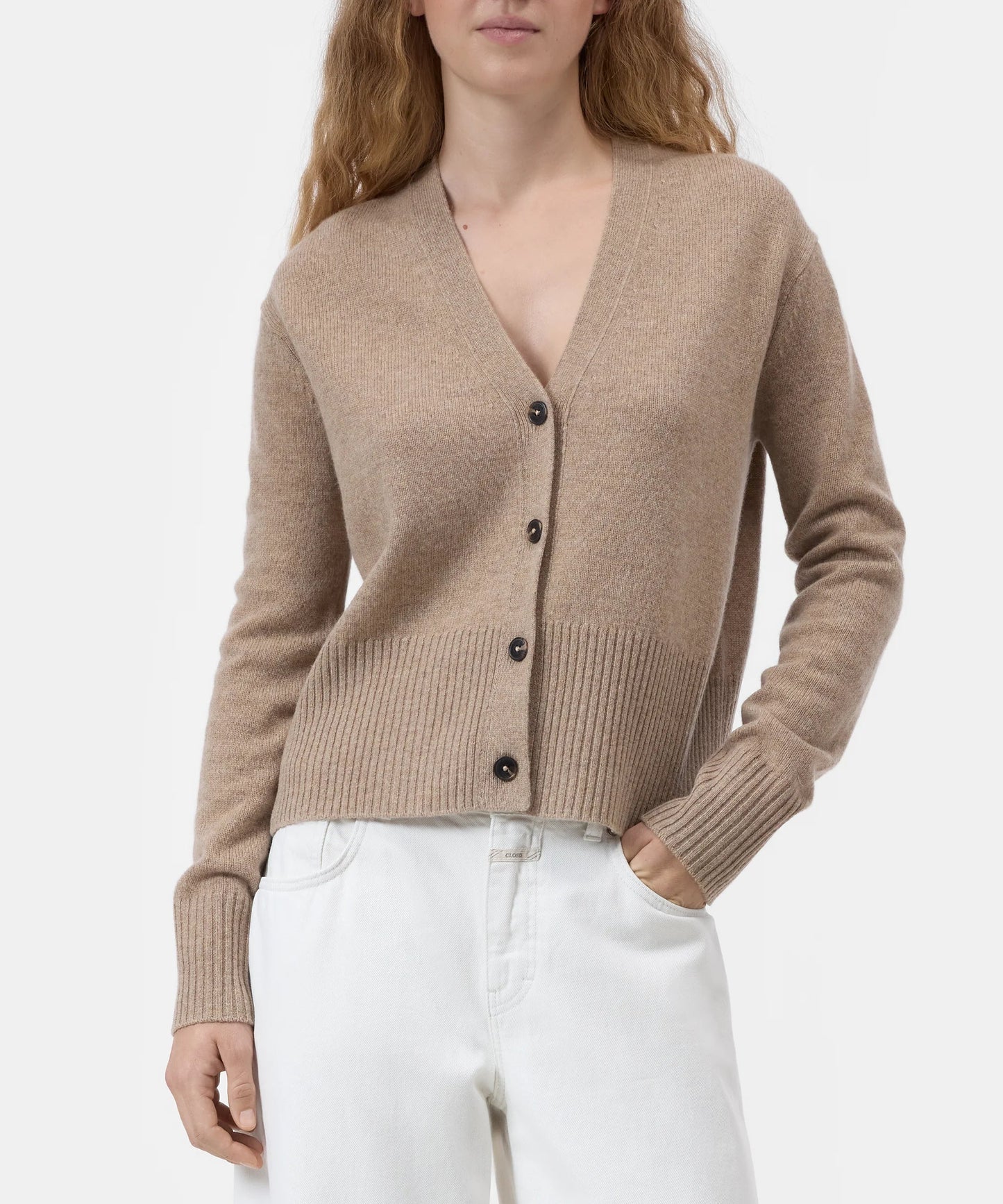 Closed Sweater Woman Cardigan V F8 Beige