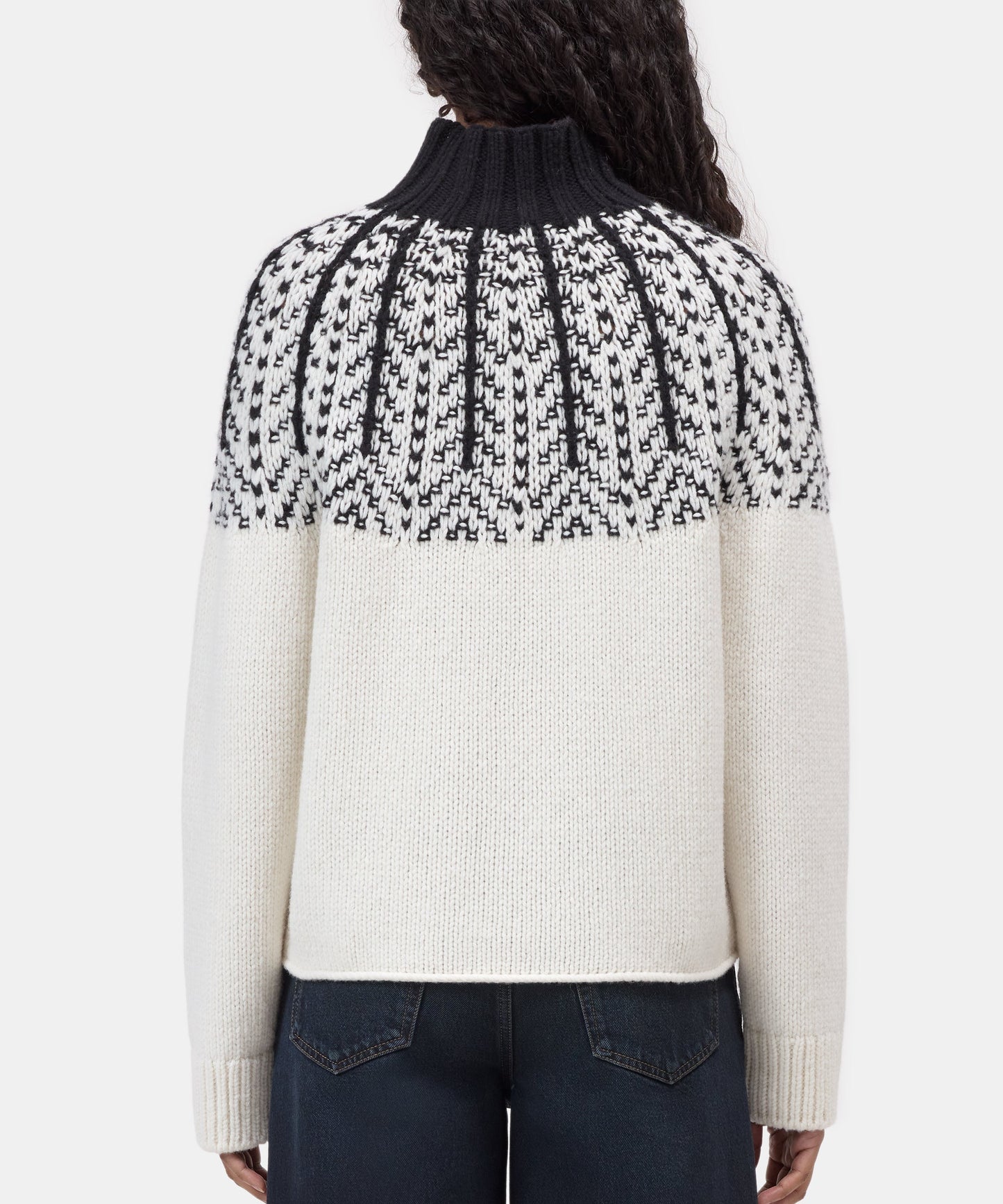Closed Sweater Woman Rolli Neck Jaquard