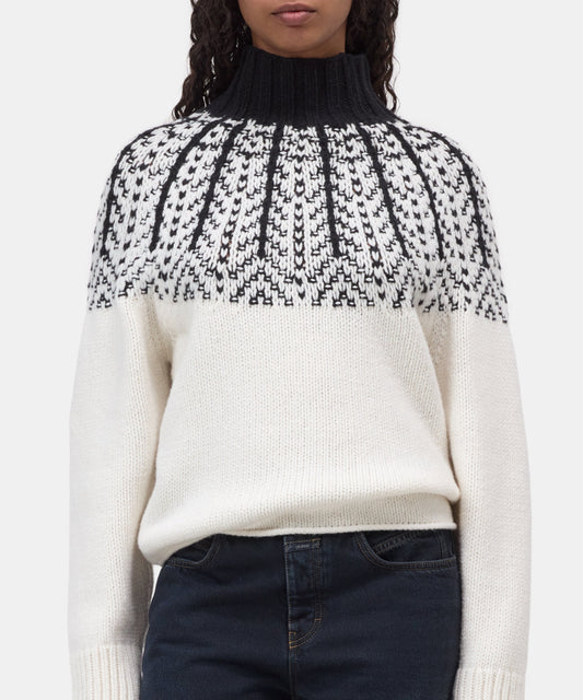Closed Sweater Woman Rolli Neck Jaquard