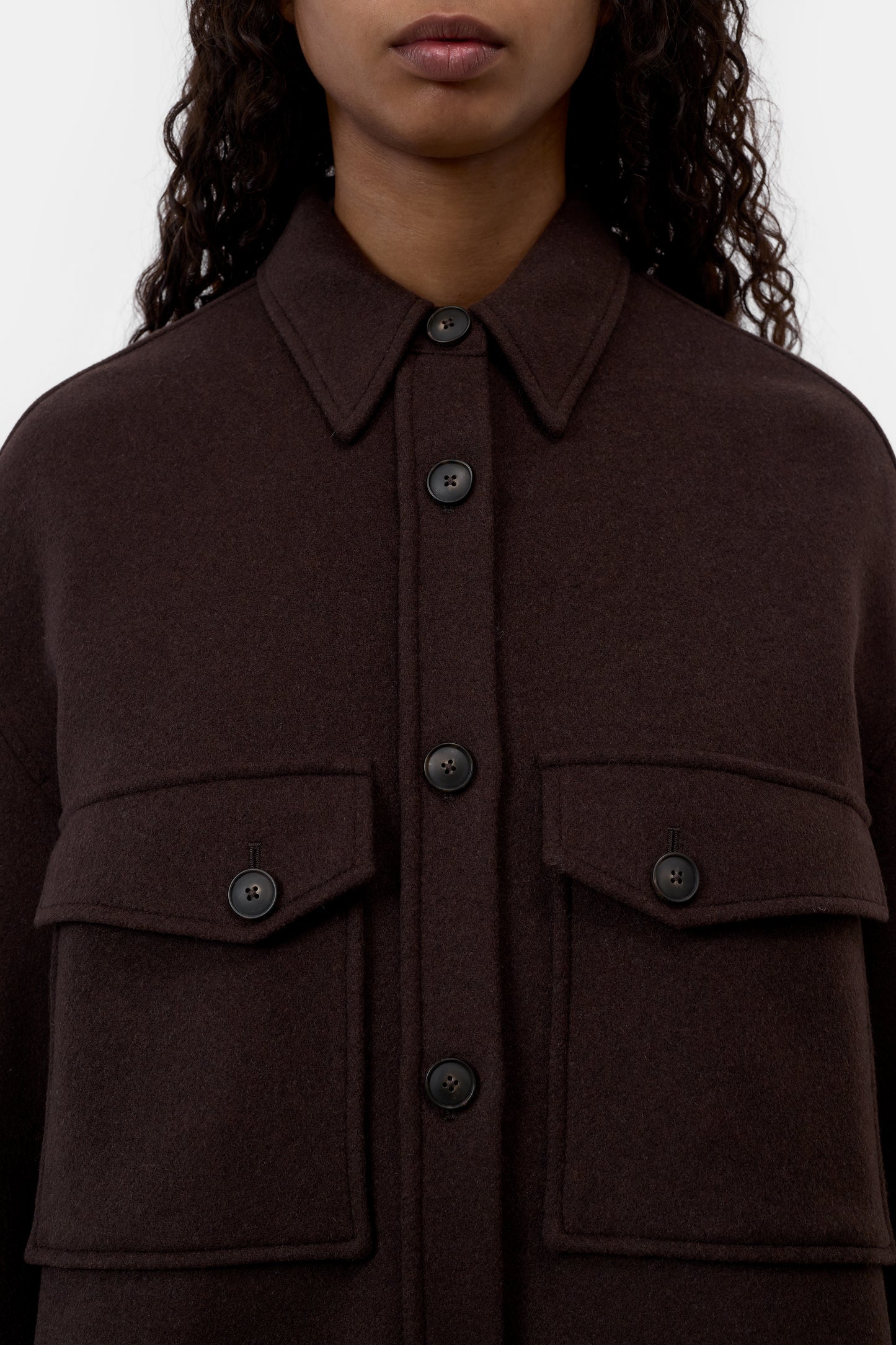 Closed Jacket Woman Shacket