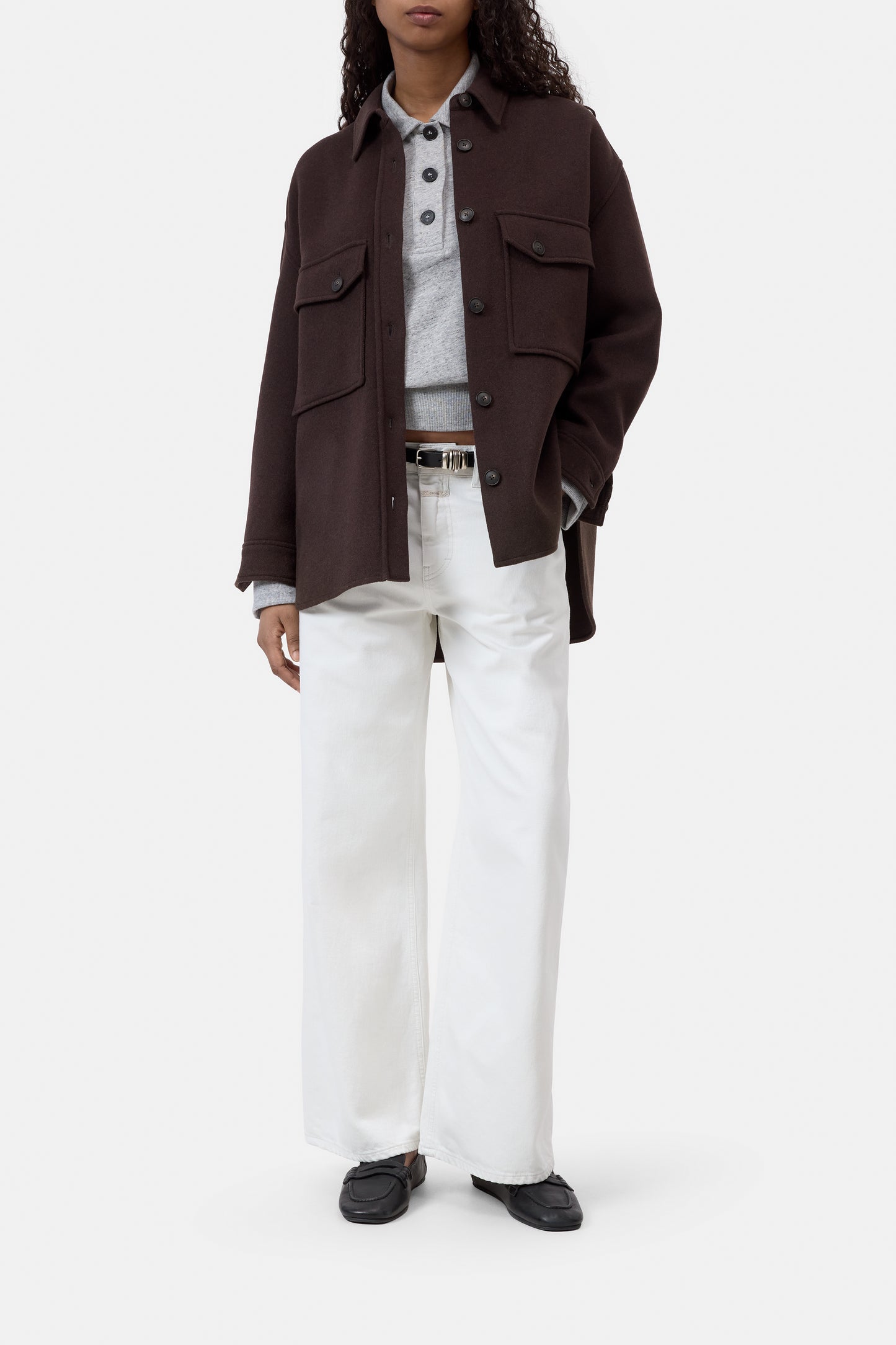Closed Jacket Woman Shacket