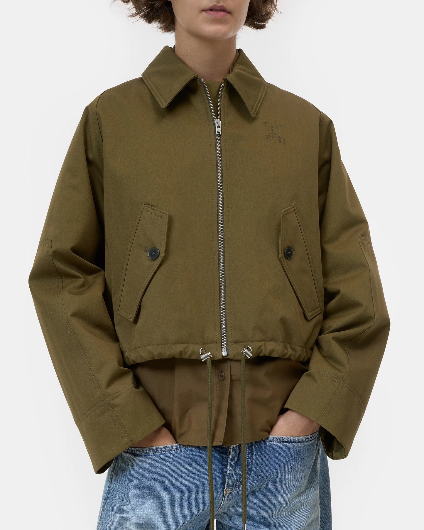 Closed Jacket Woman Sportive Blouson