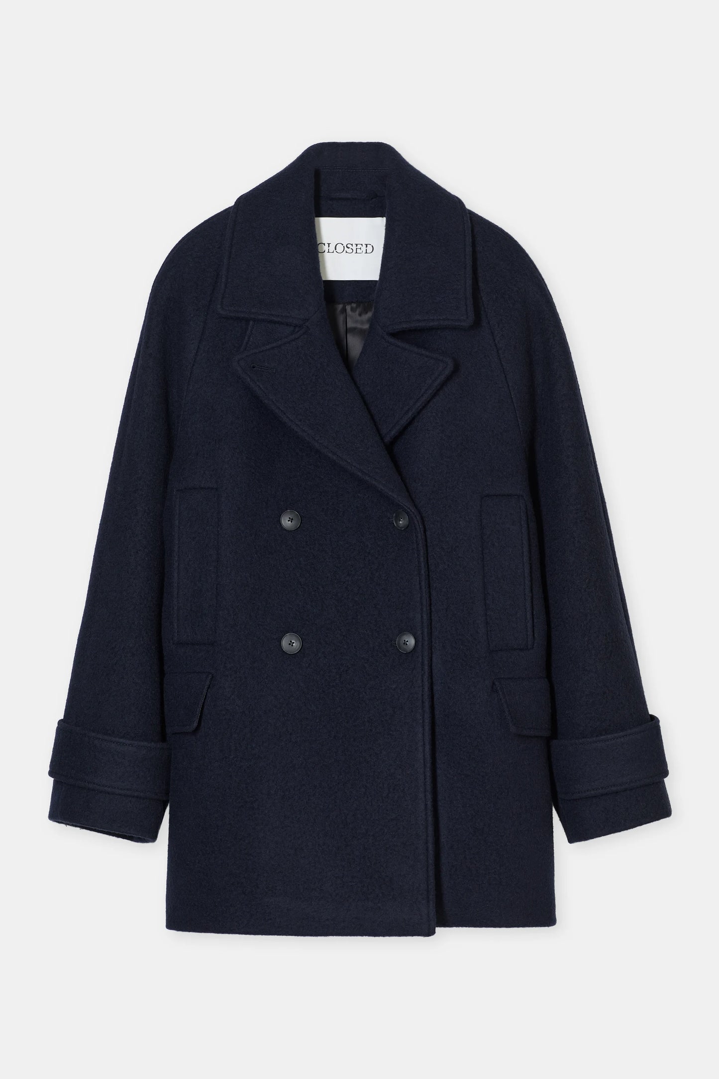 Closed Jacket Woman Caban Coat