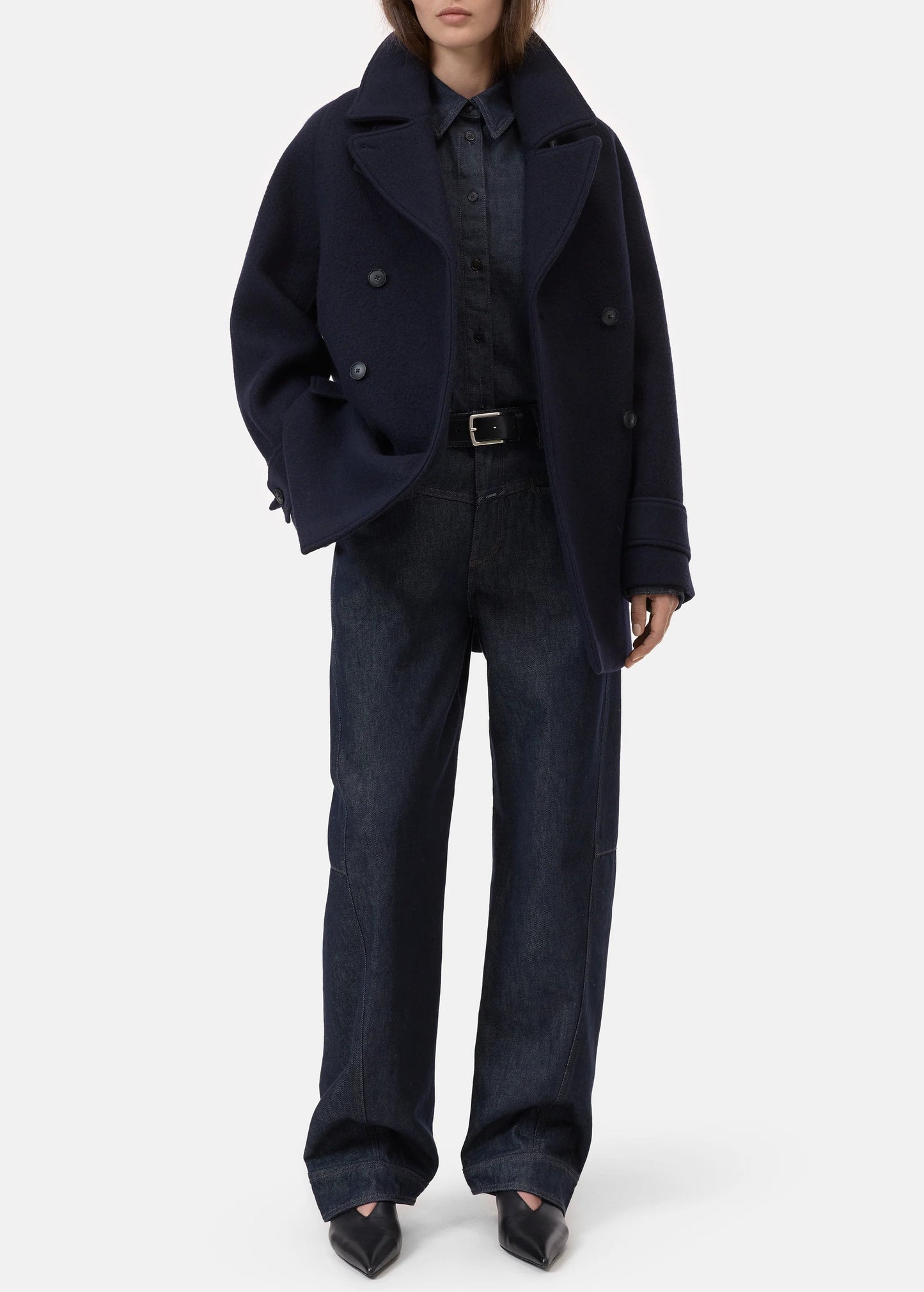 Closed Jacket Woman Caban Coat