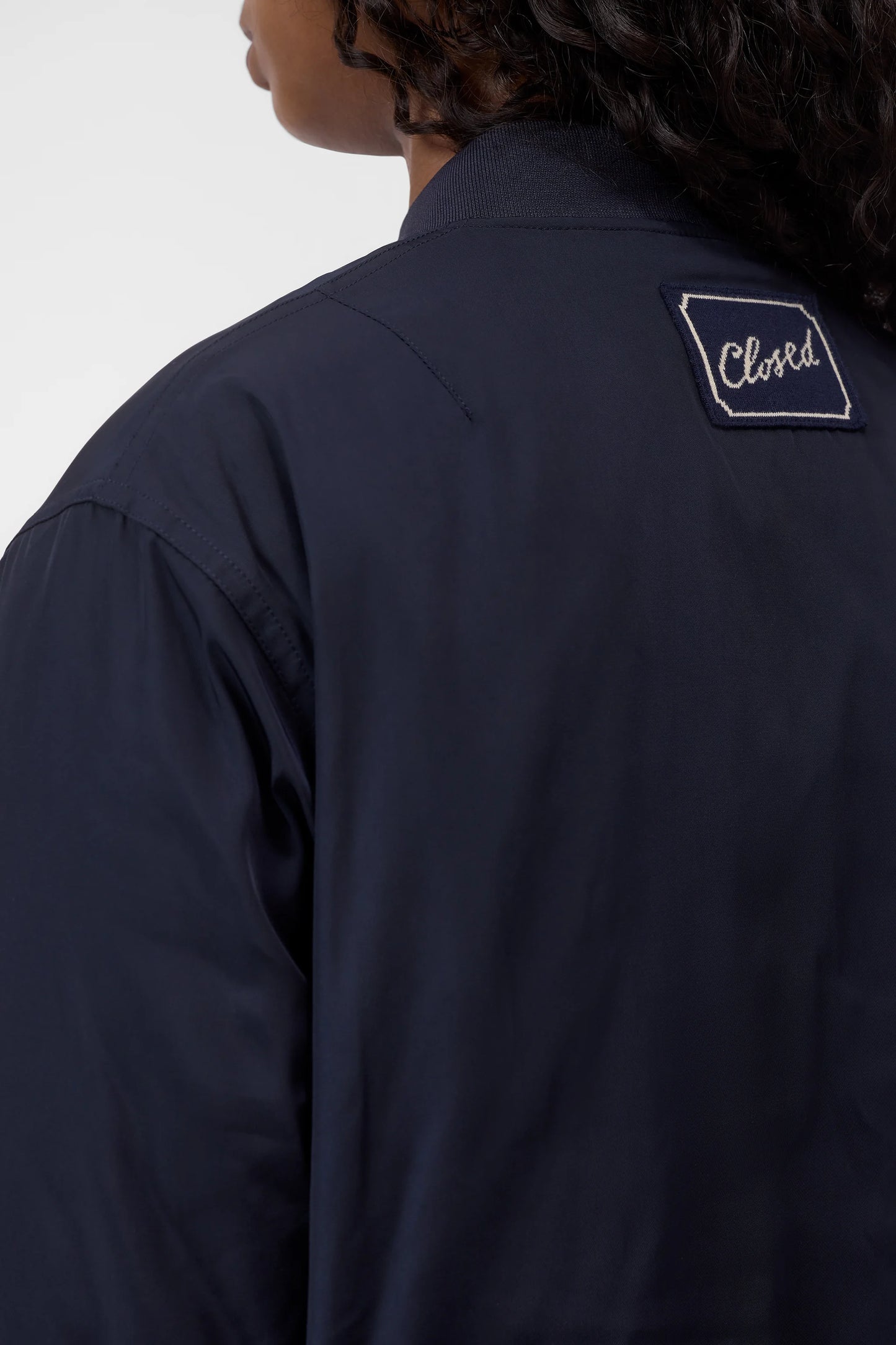 Closed Jacket Woman Blouson Dark Night