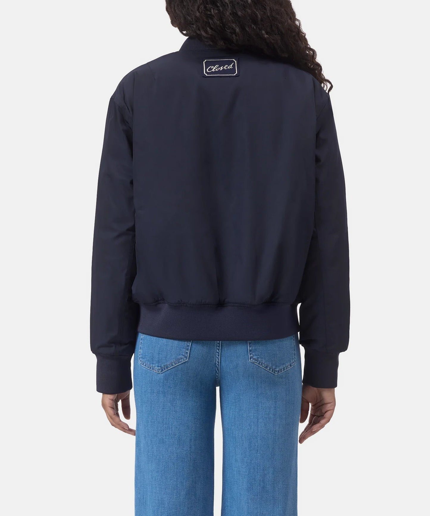 Closed Jacket Woman Blouson Dark Night