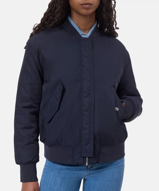 Closed Jacket Woman Blouson Dark Night
