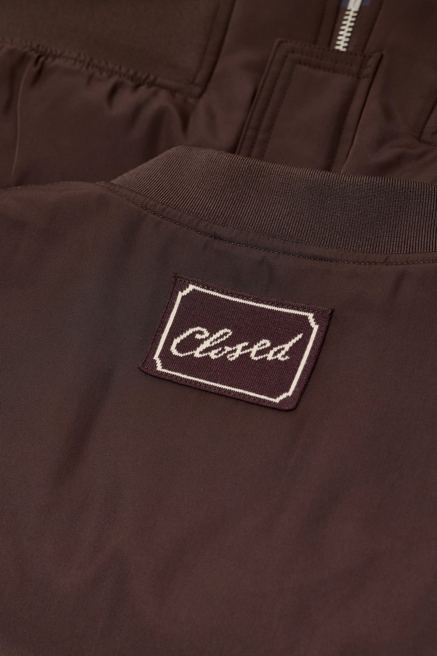 Closed Jacket Woman Blouson Mahagony Brown