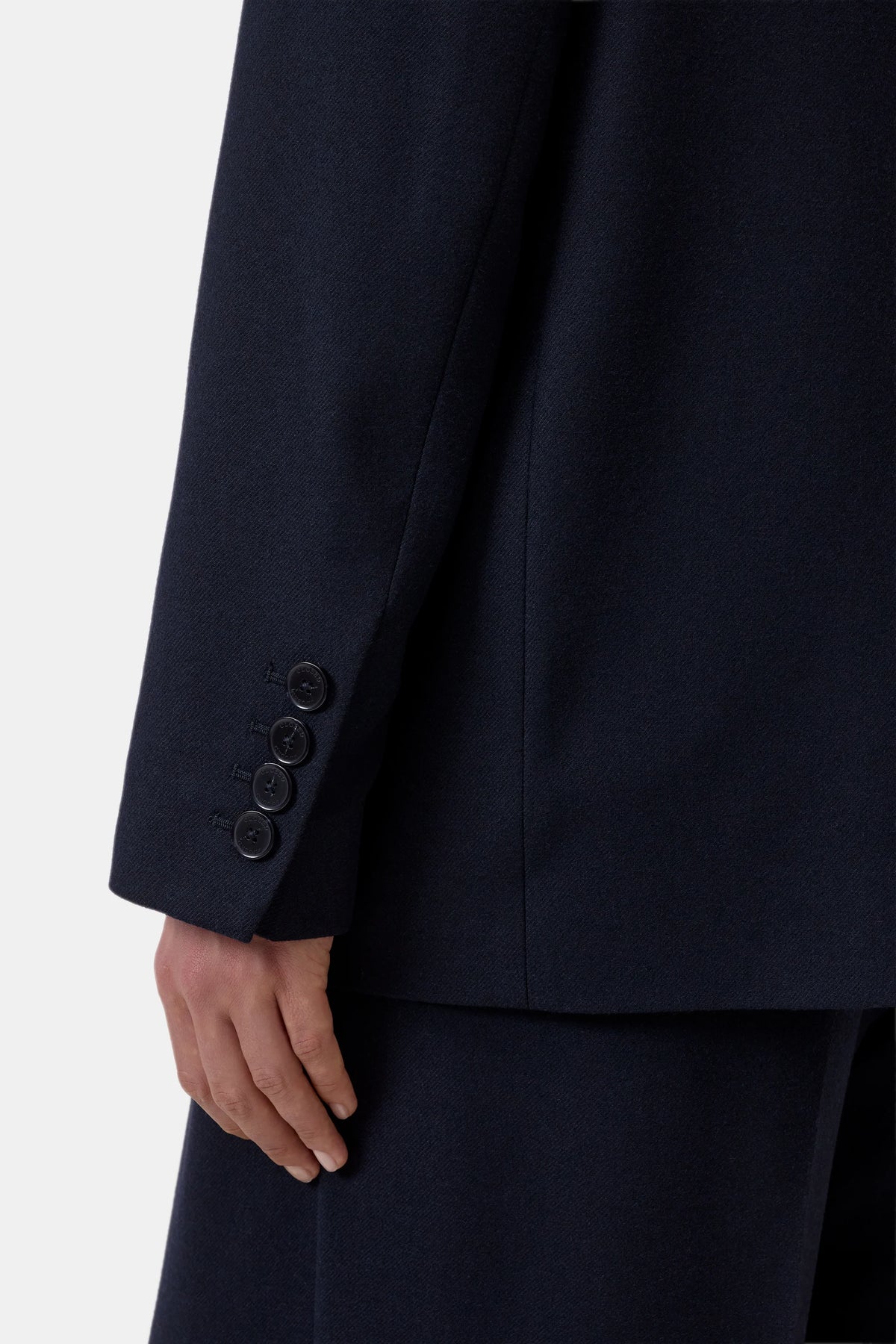 Closed Jacket Woman Blazer Dobblebroasted Fitted Dark Night