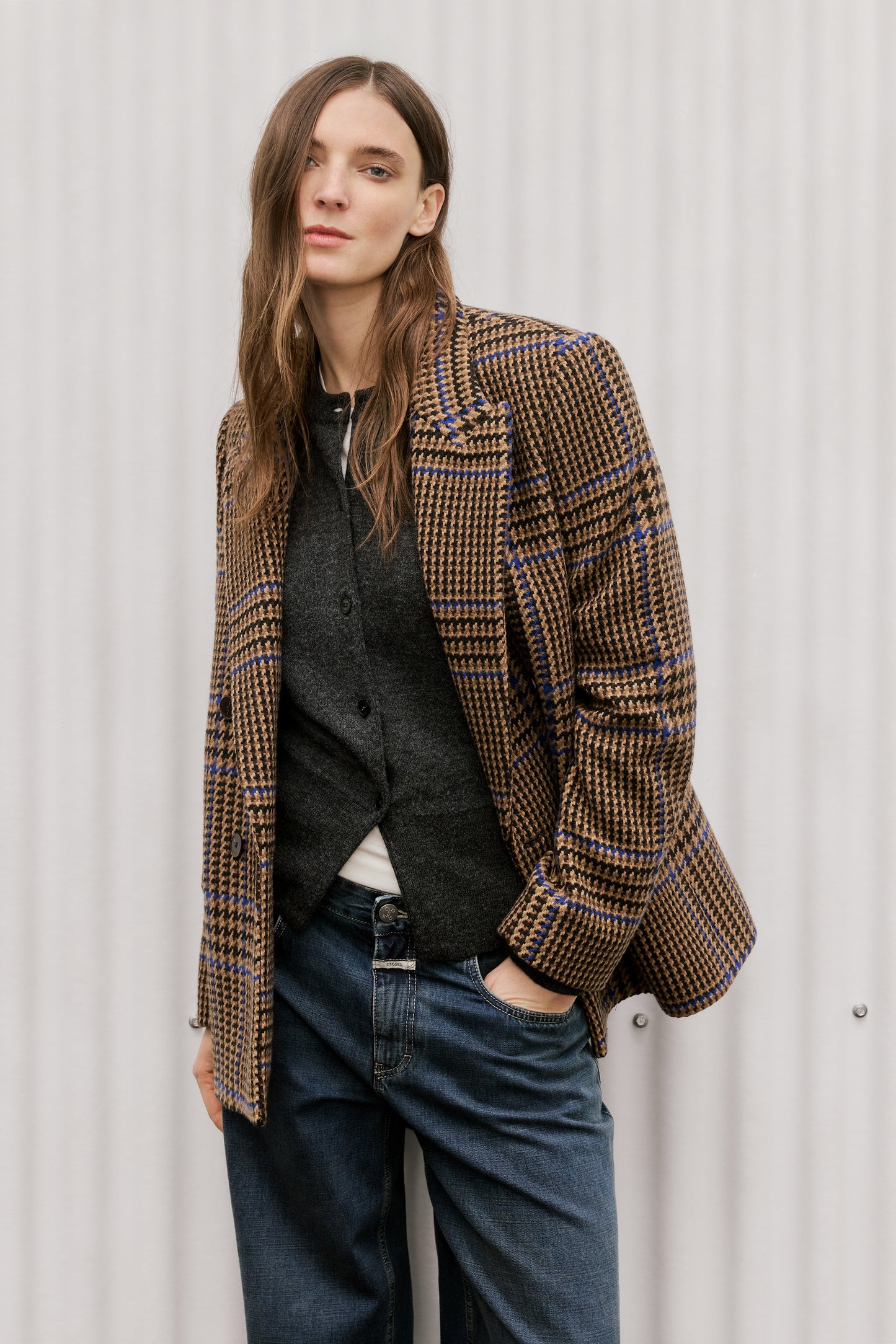 Closed Jacket Woman Blazer Dobblebroasted Fitted
