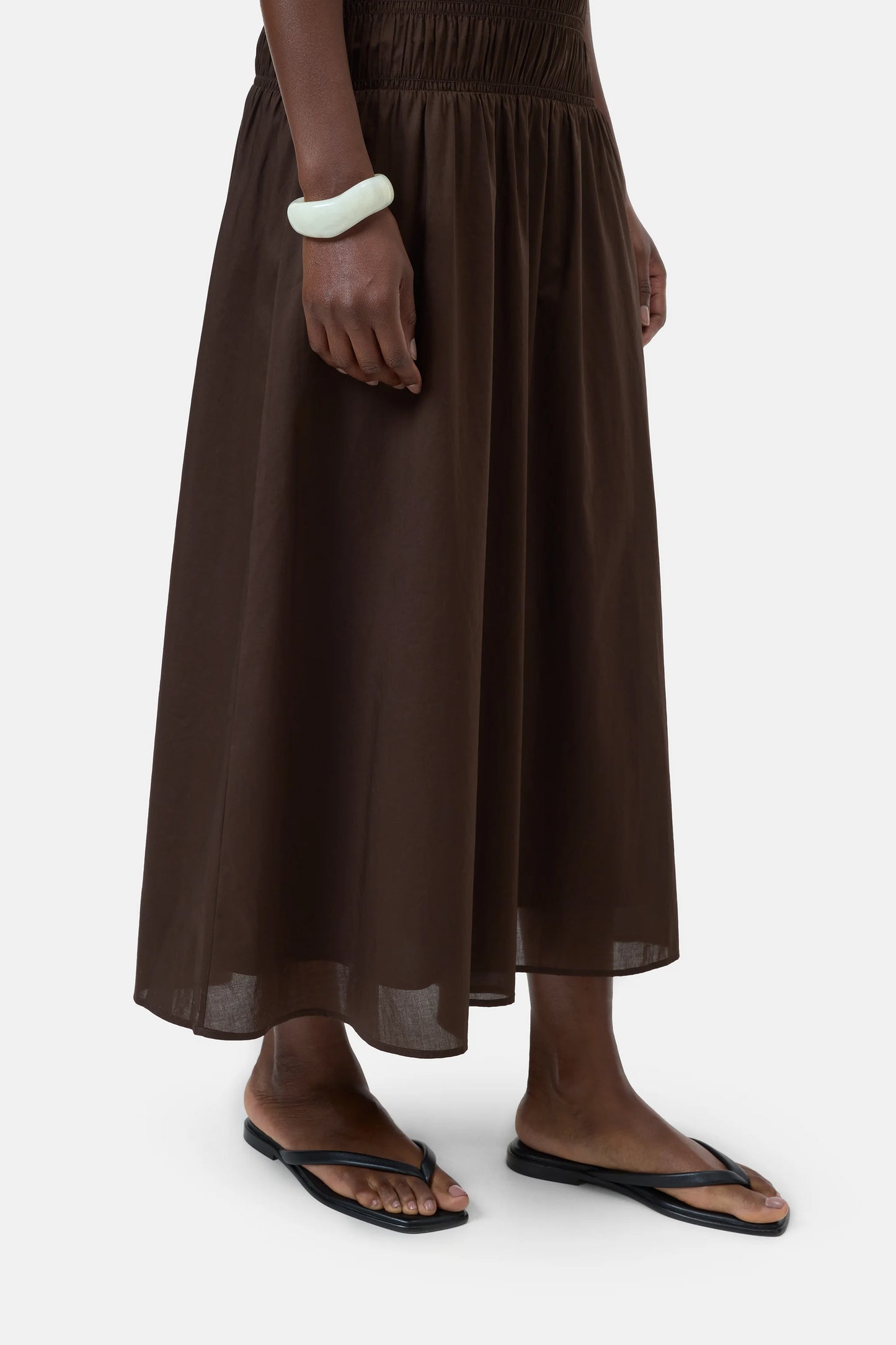Closed Dress Woman Smocked