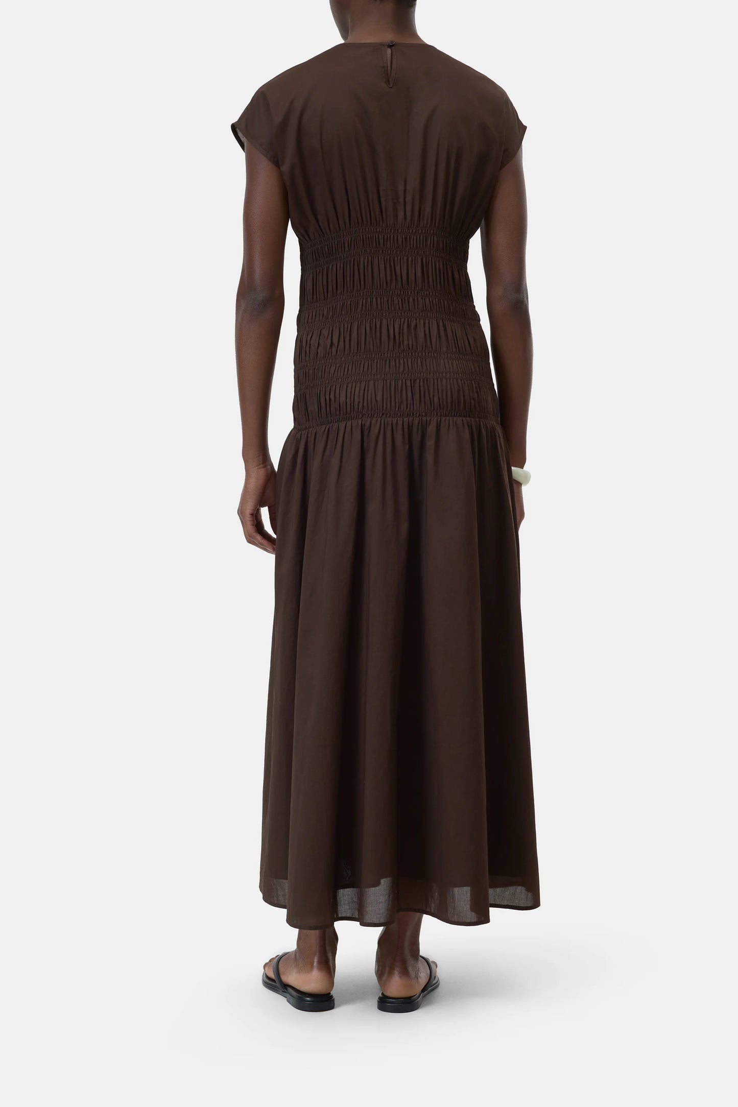 Closed Dress Woman Smocked