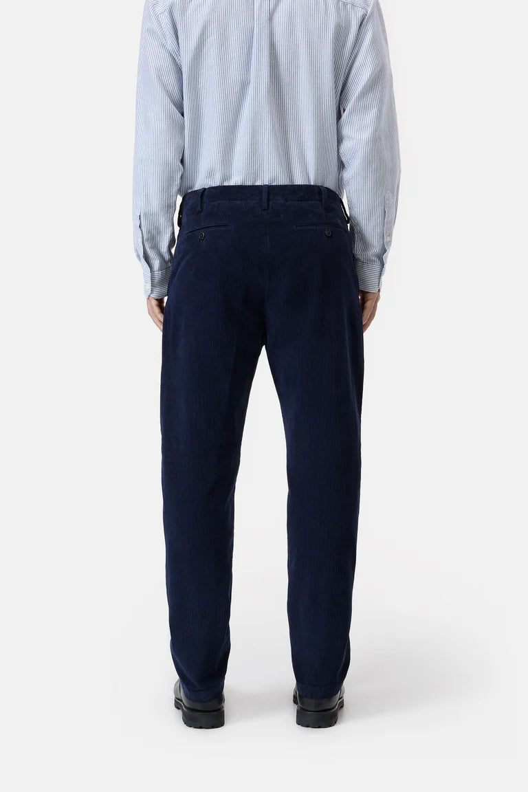 Closed Trouser Man Bergen Corduroy Dark Night