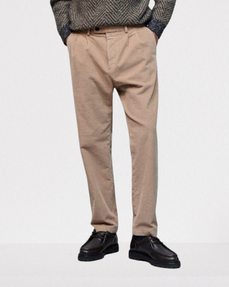 Closed Trouser Man Bergen Corduroy Cashew Cream