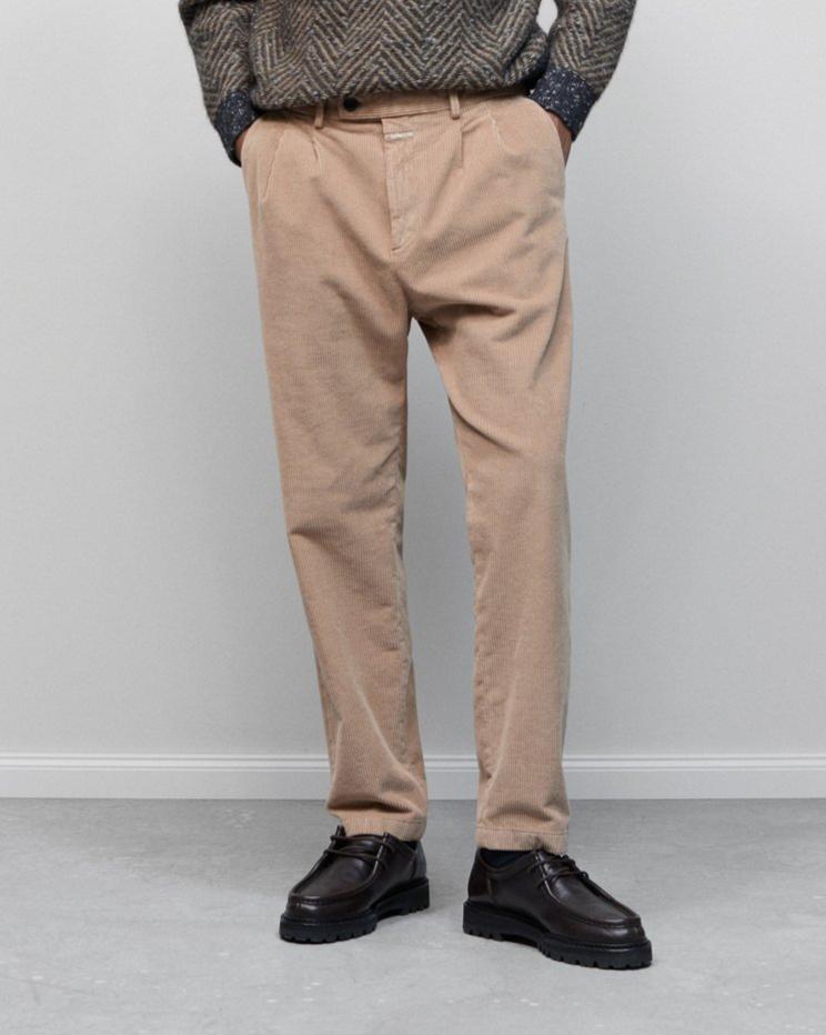 Closed Trouser Man Bergen Corduroy Cashew Cream