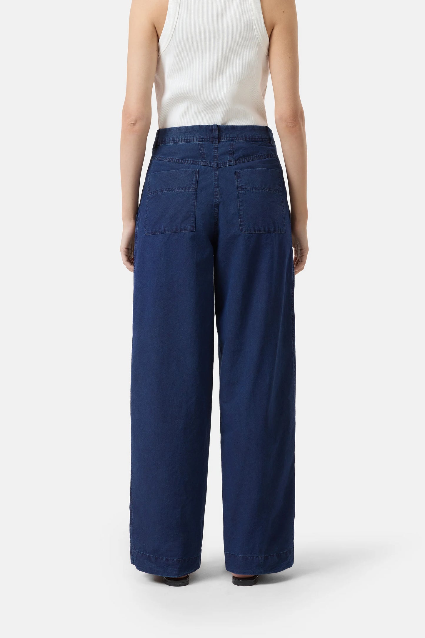 Closed Trouser Woman Straight Pants Wrenna Dark Blue