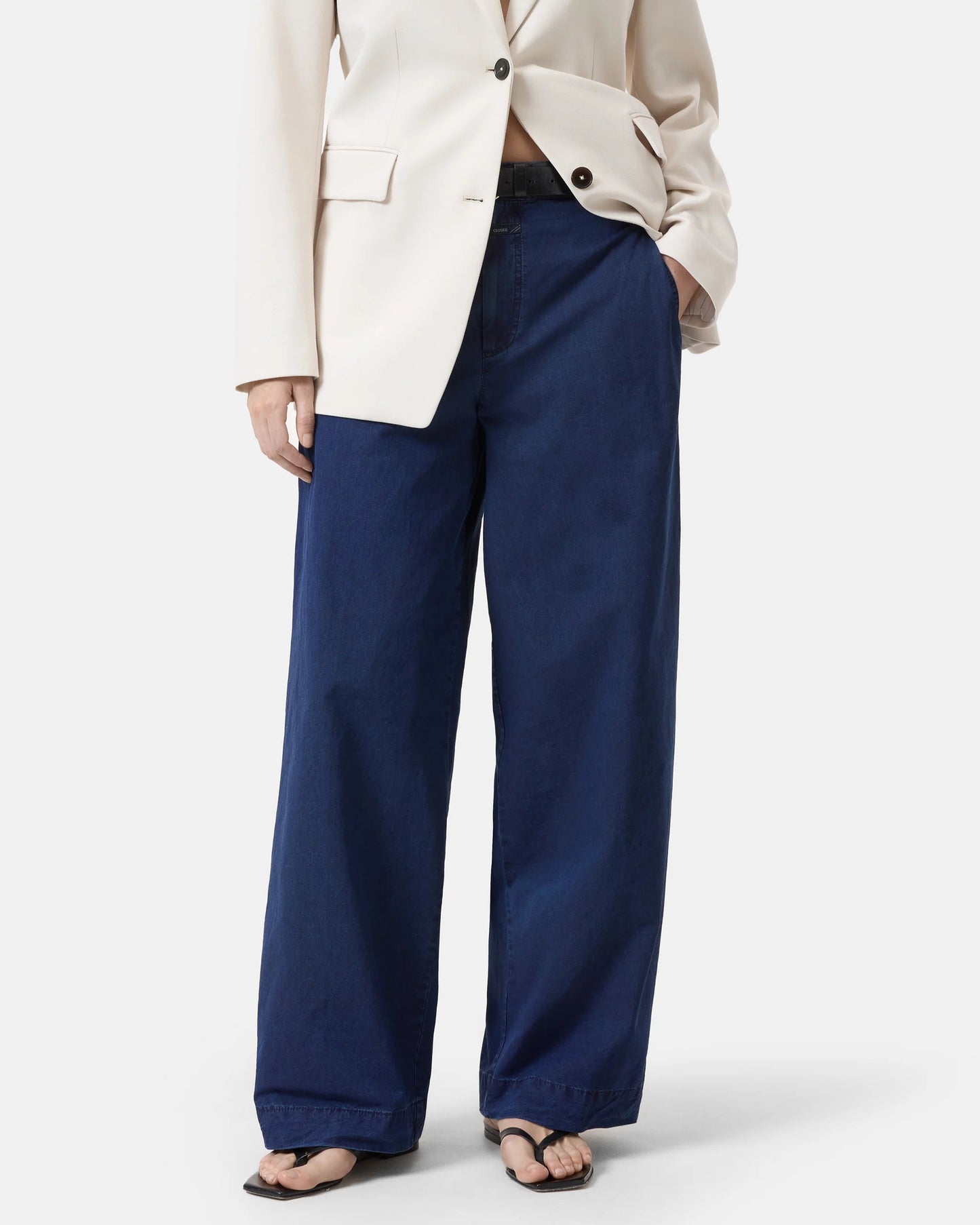 Closed Trouser Woman Straight Pants Wrenna Dark Blue