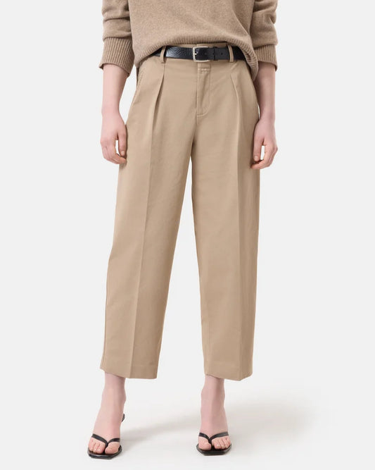 Closed Trouser Woman Relaxed Pants Ruthy Beige