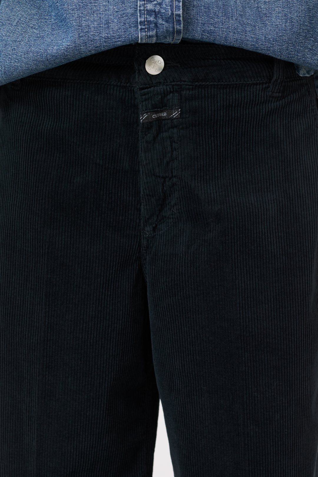 Closed Trouser Woman Jurdy Corduroy Black