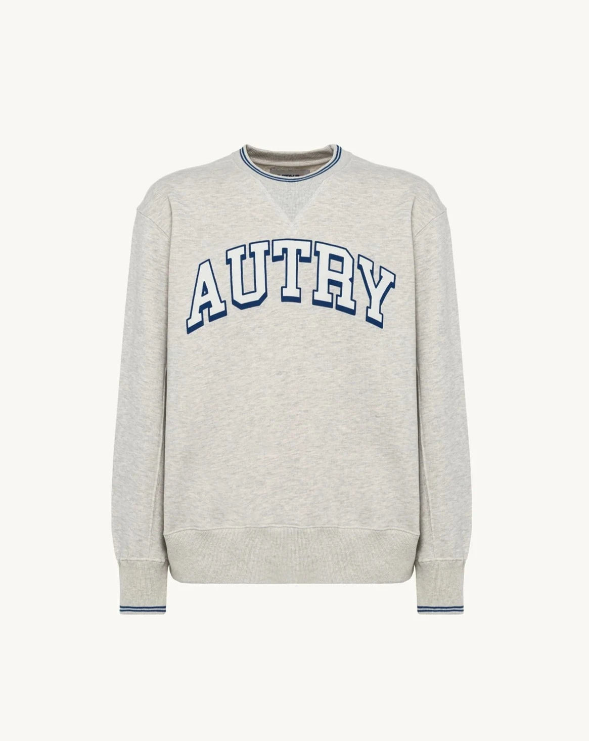 Autry Wear/Sweatshirt Man Crew Neck Long Sleeve Grey Melange