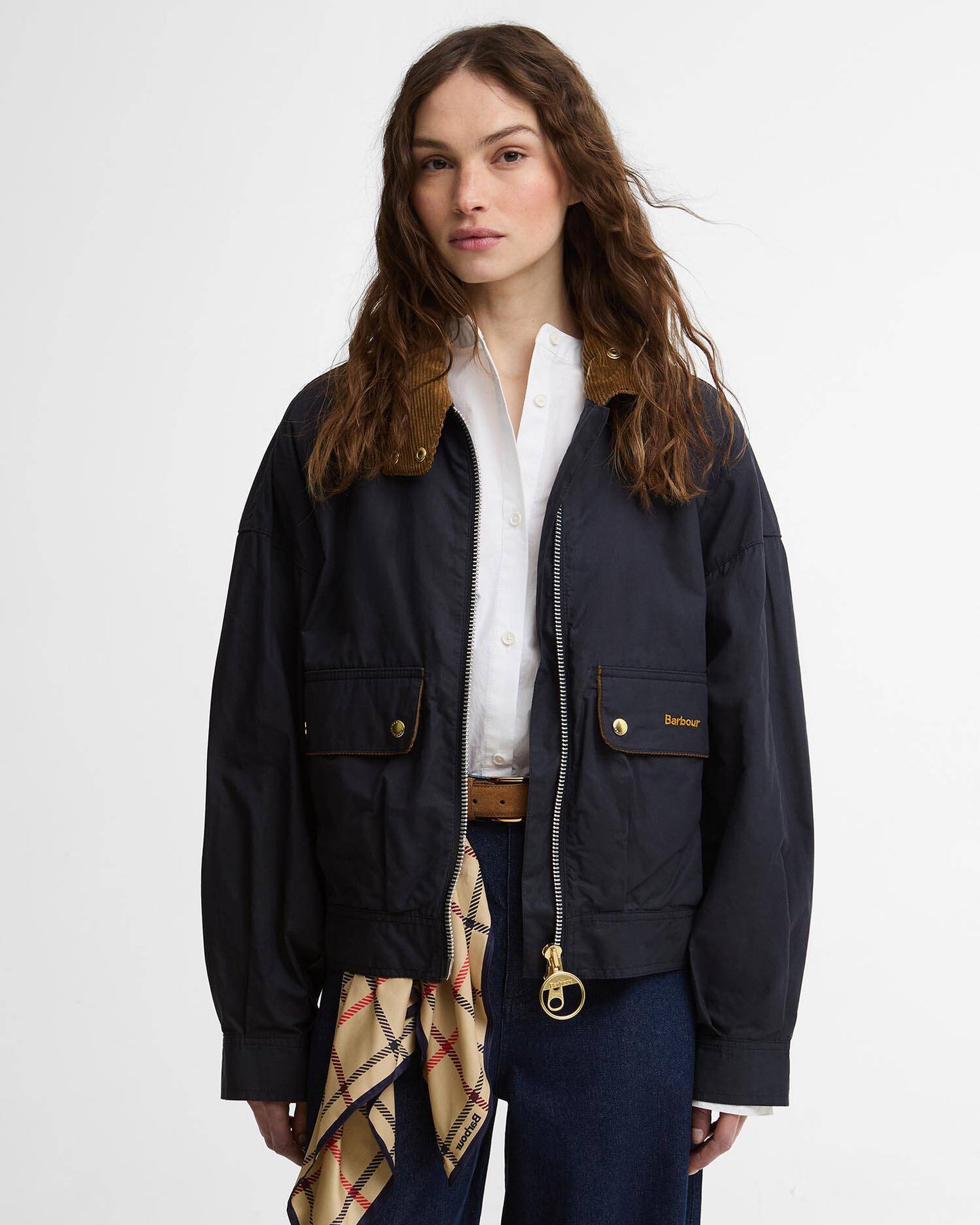 Barbour Jacket Woman Blackthorn Vulcan Navy
