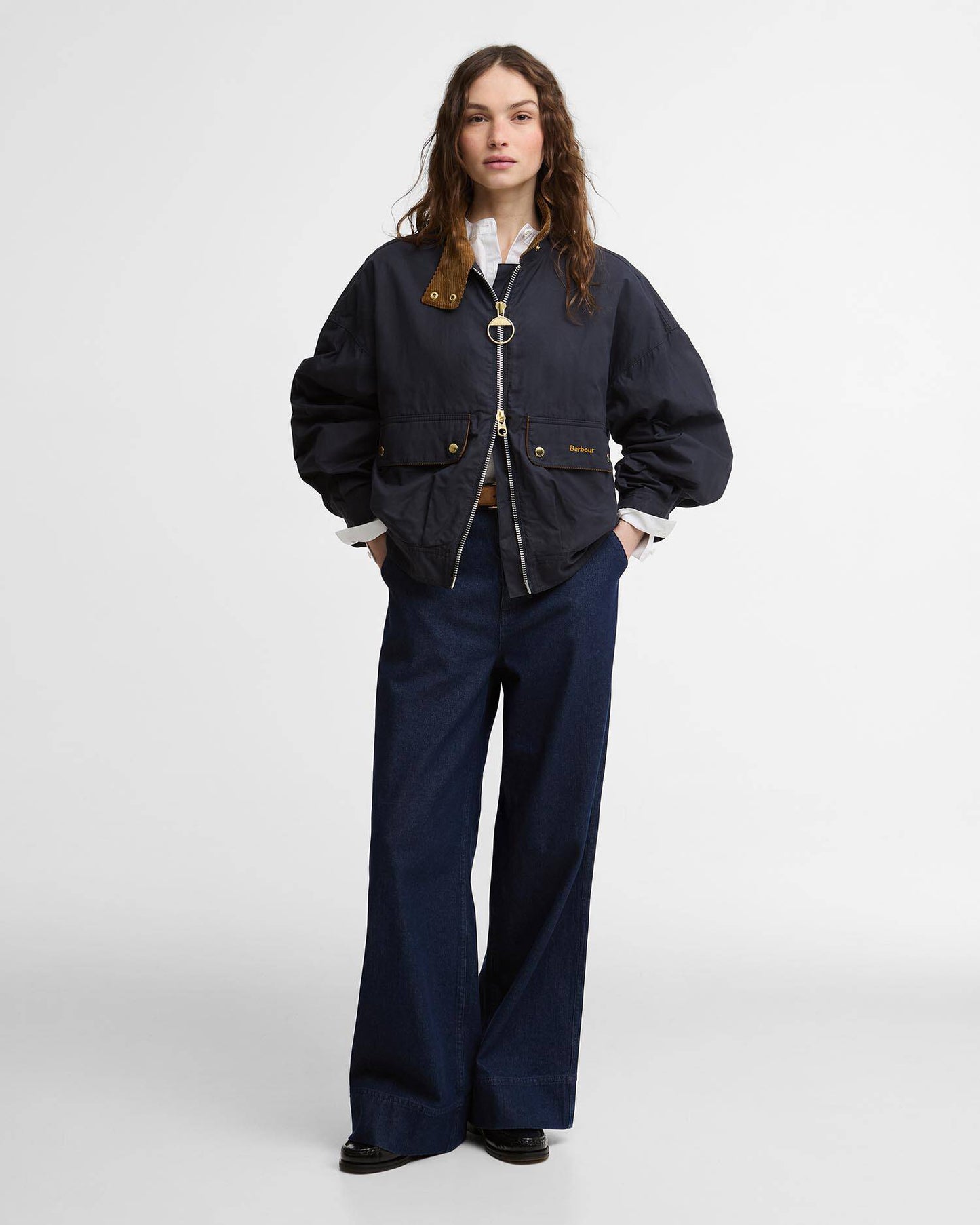 Barbour Jacket Woman Blackthorn Vulcan Navy