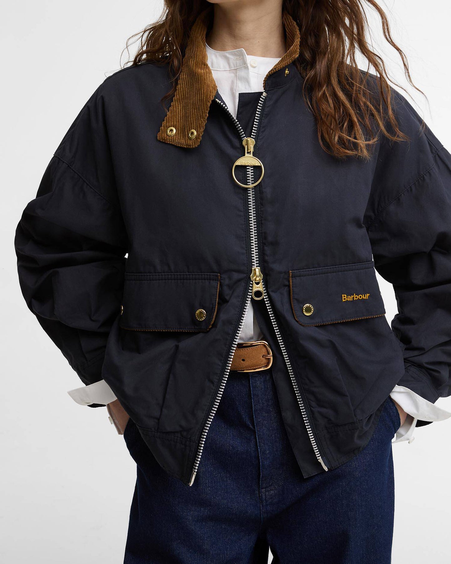 Barbour Jacket Woman Blackthorn Vulcan Navy
