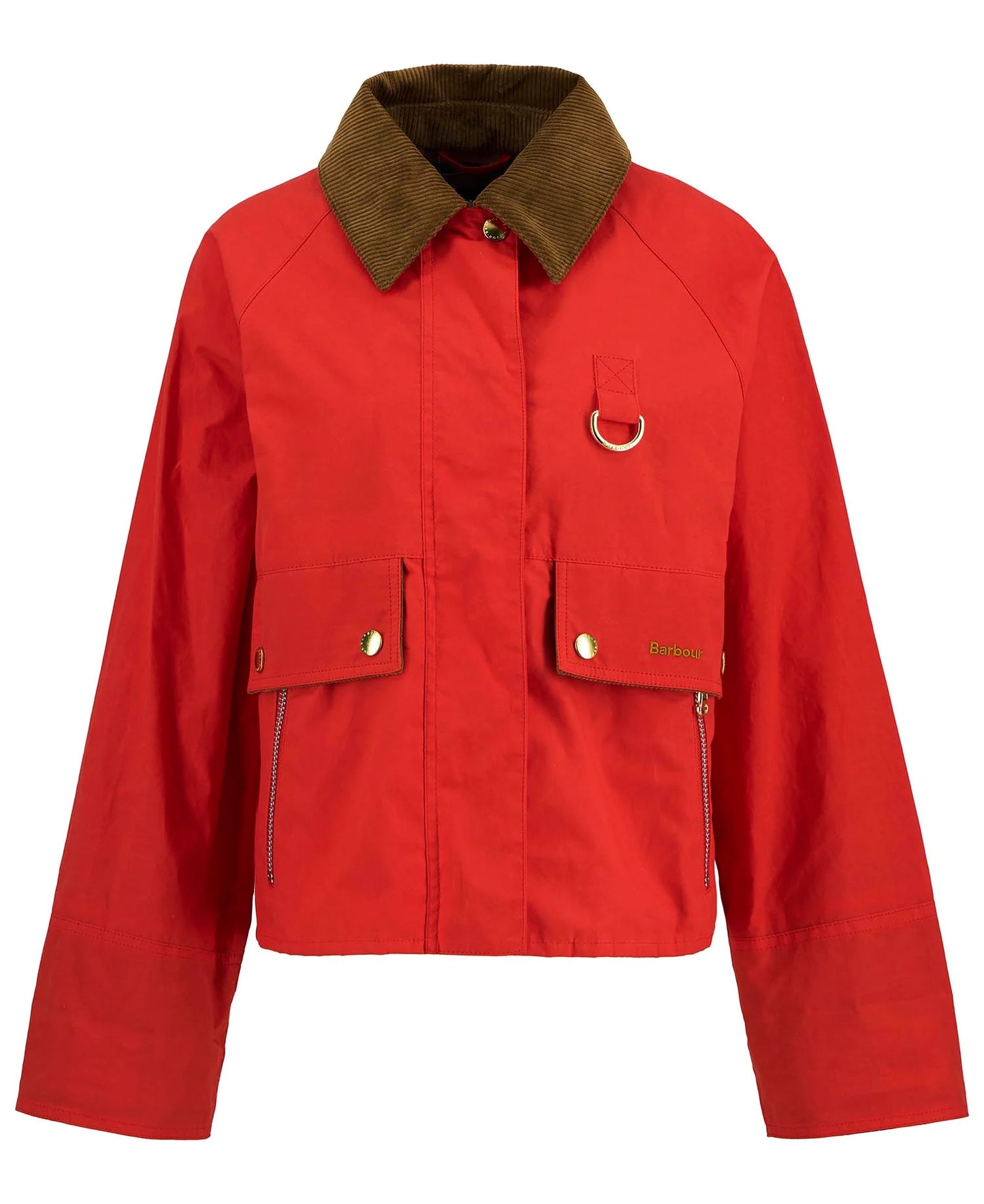 Barbour Jacket Woman Mackworth Vermillion
