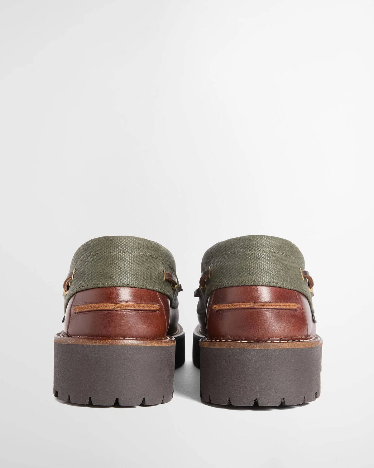 Barbour Shoes Woman Darras Mahogany/Olive