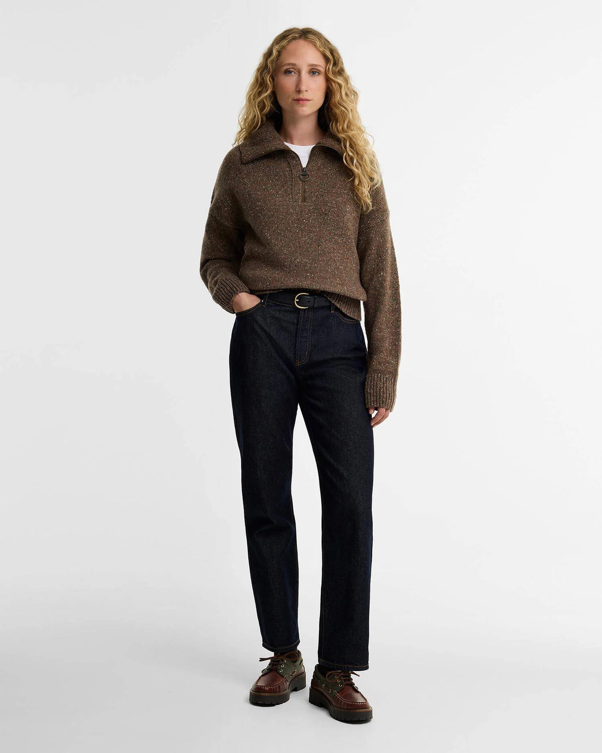 Barbour Shoes Woman Darras Mahogany/Olive