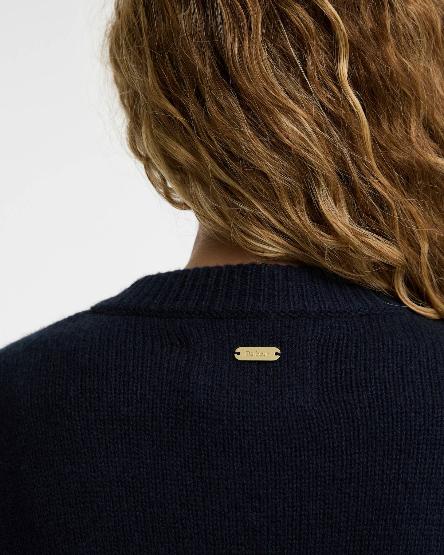 Barbour Sweater Woman Woodhouse Cardigan Navy