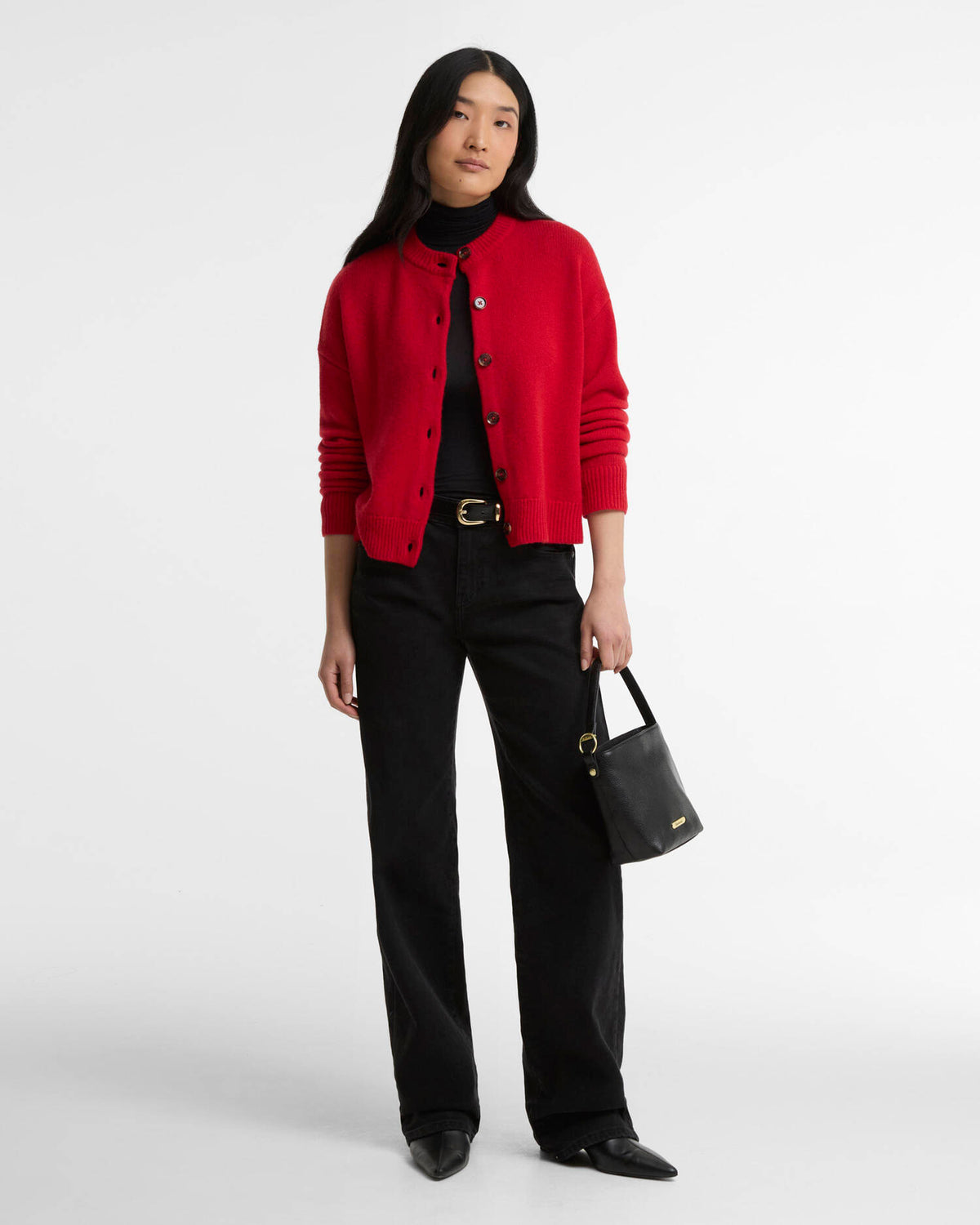 Barbour Sweater Woman Woodhouse Cardigan Crimson