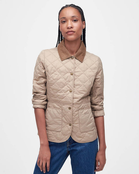 Barbour Jacket Woman Deveron Quilt Light Trench