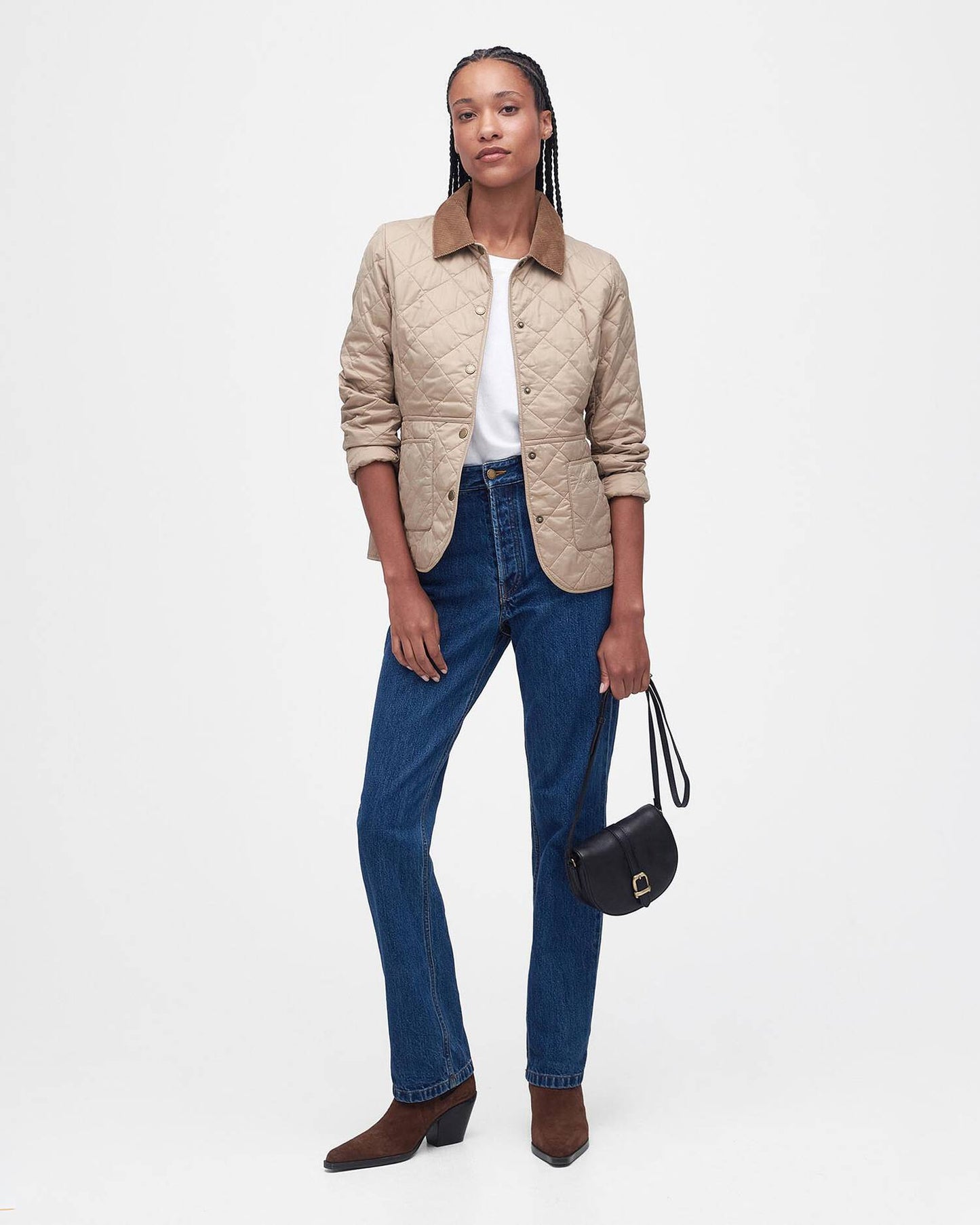 Barbour Jacket Woman Deveron Quilt Light Trench