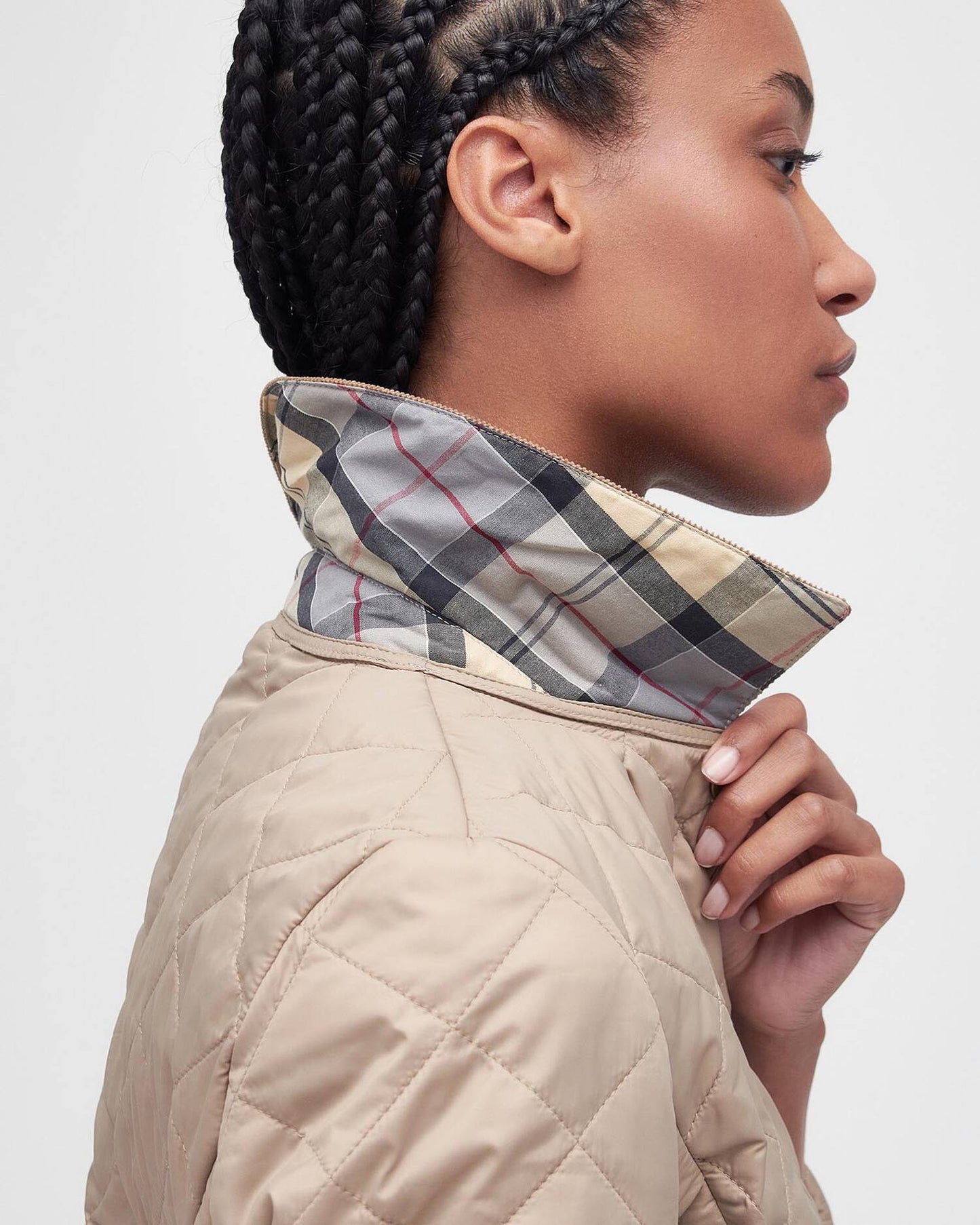Barbour Jacket Woman Deveron Quilt Light Trench