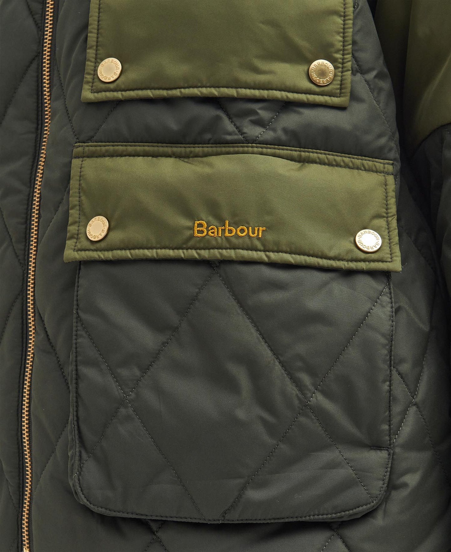 Barbour Jacket Woman Milby Quilt Olive