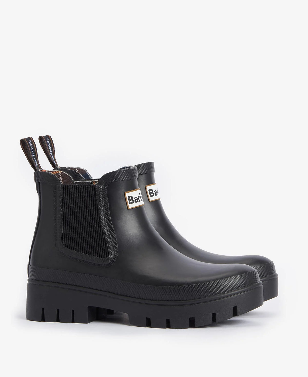 Barbour Shoes Woman Wellington Halton Chelsea Black