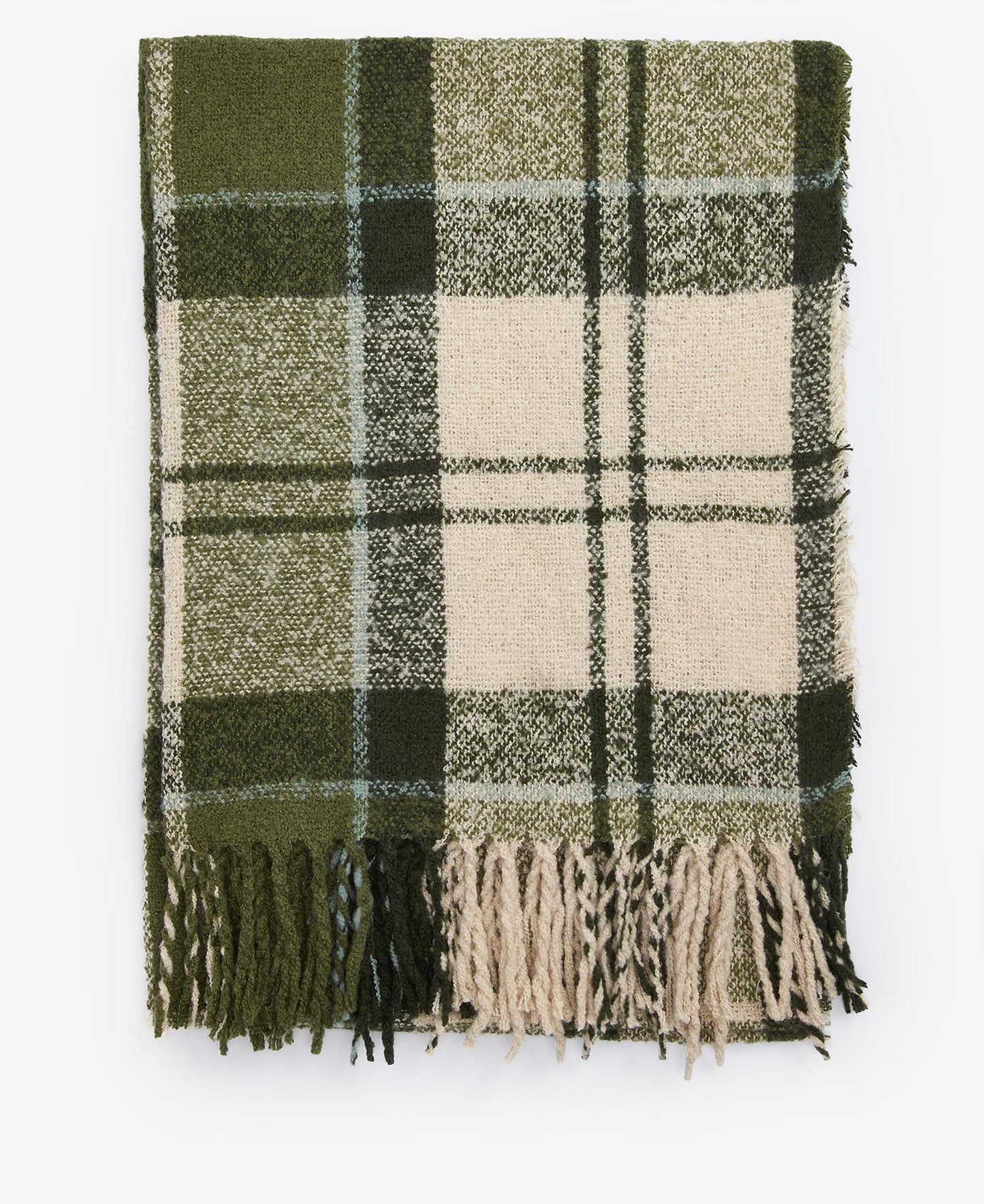 Barbour Scarf Tartan Boucle Ancient Loden