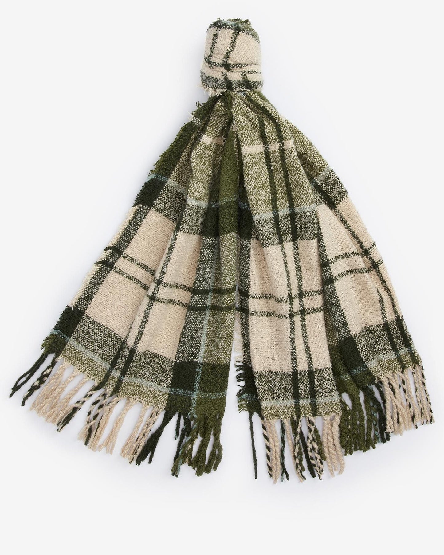 Barbour Scarf Tartan Boucle Ancient Loden