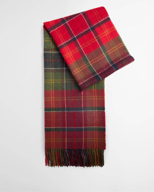 Barbour Scarf Serena Cardinal/Classic Tartan