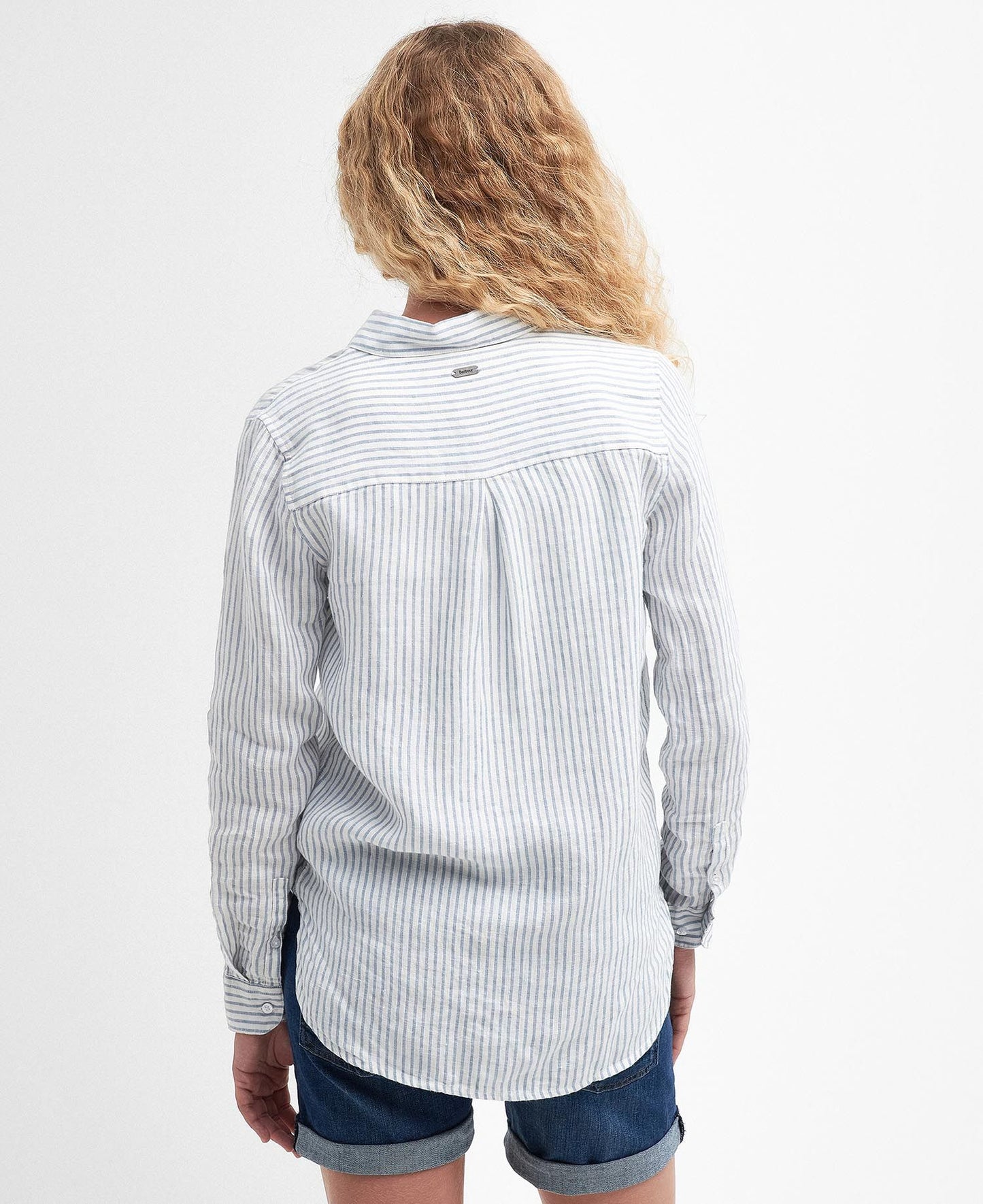 Barbour Stripe Shirt Woman Marine