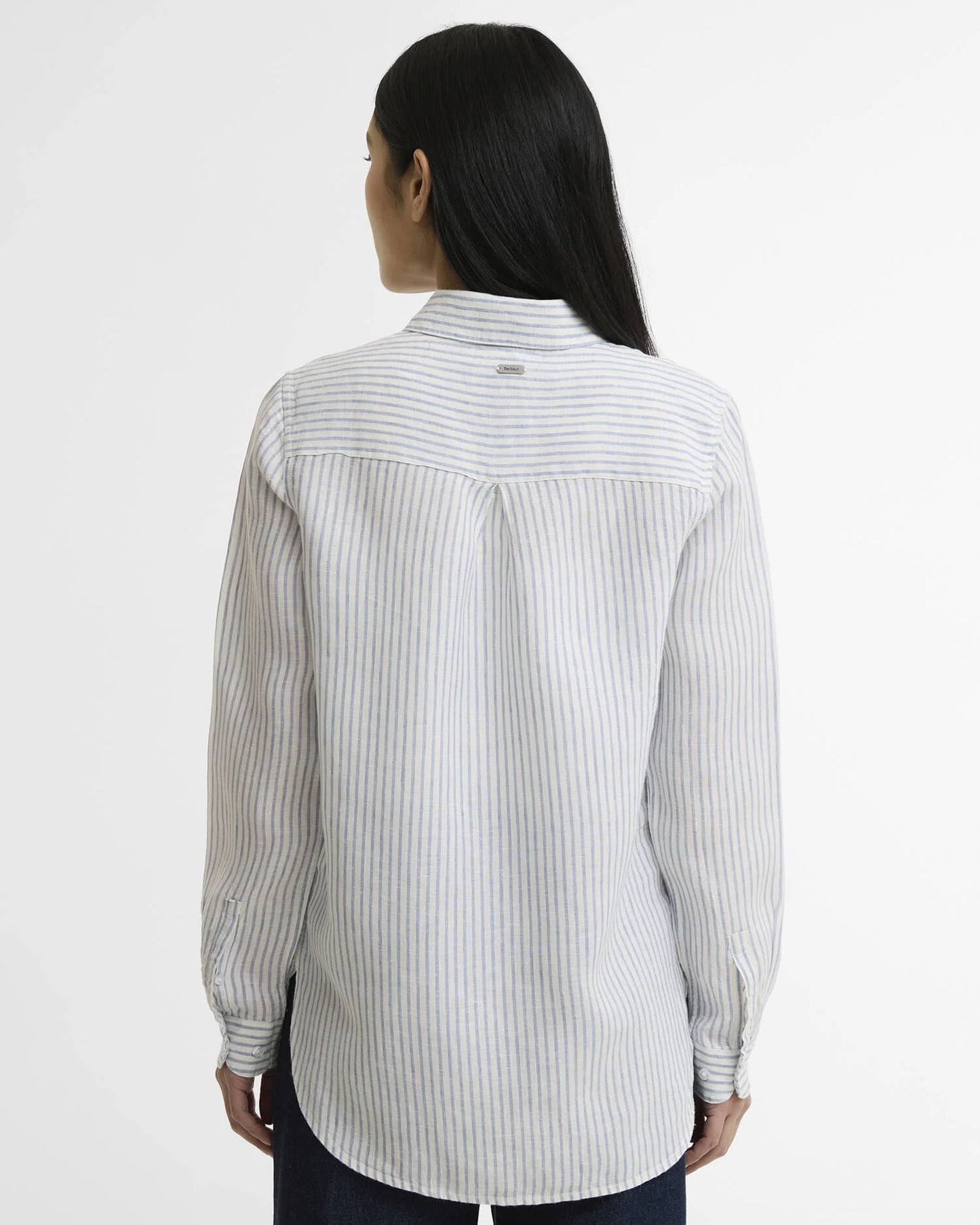 Barbour Shirt Woman Marine Chambray Stripe