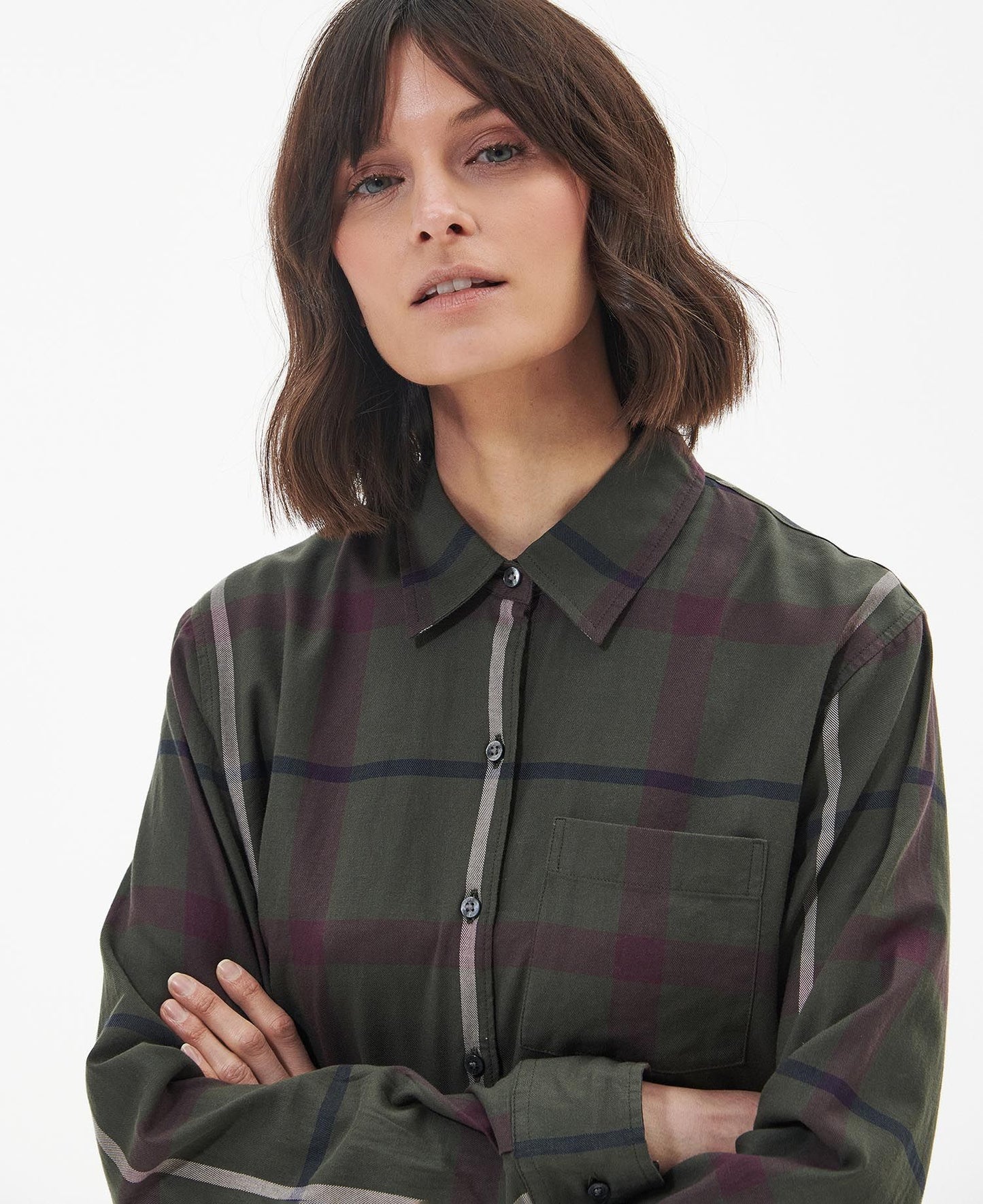 Barbour Shirt Woman Oxer Check