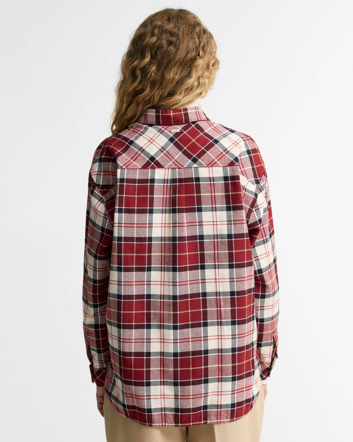 Barbour Shirt Woman Elishaw Cardinal Tartan