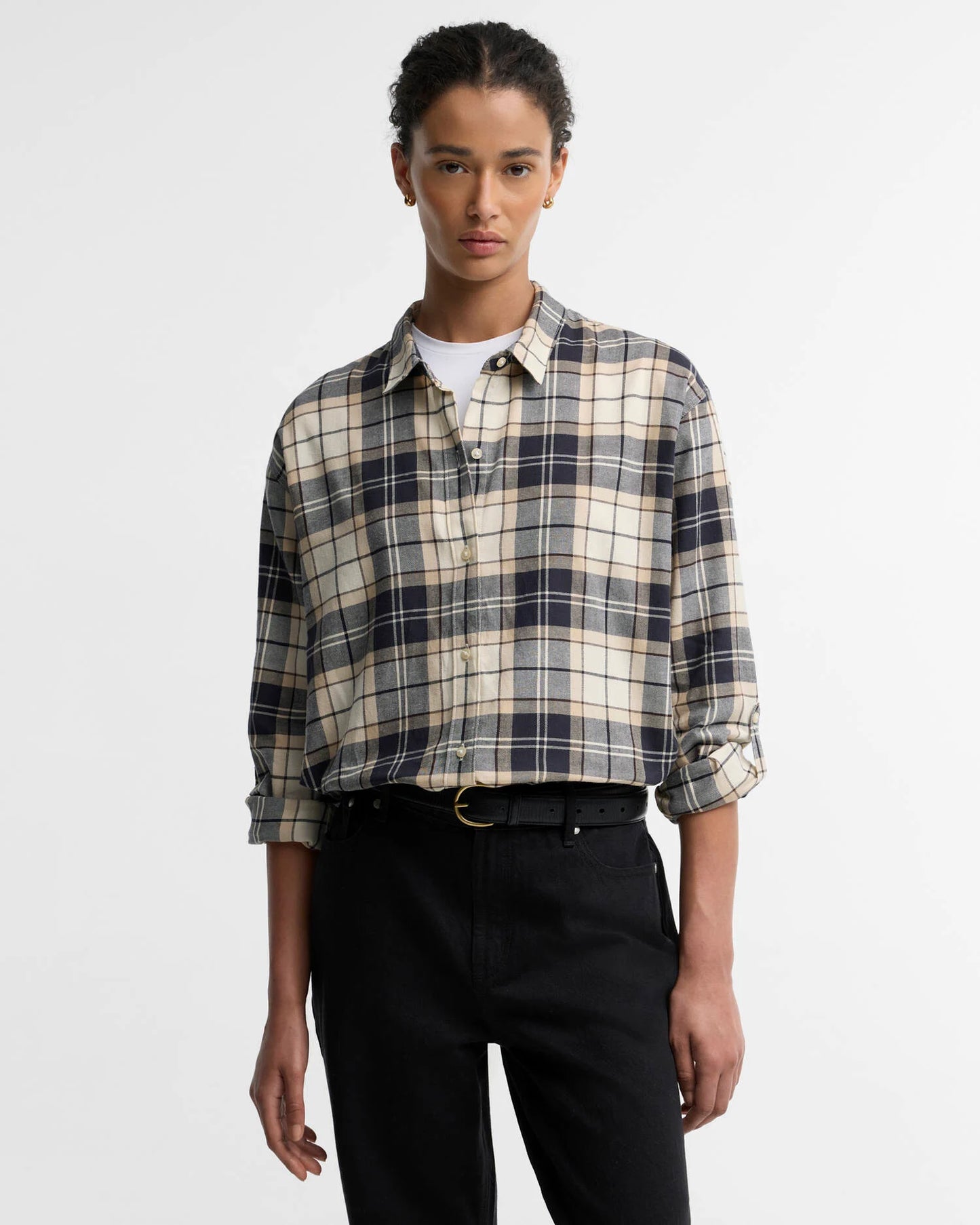 Barbour Shirt Woman Elishaw Cardinal Tartan